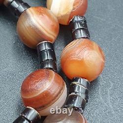 Rare Beautiful Indo Tibetan Himalayan Nepalese For Luck Carnelian Eye Agate Bead