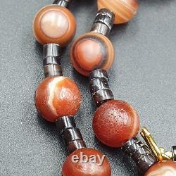 Rare Beautiful Indo Tibetan Himalayan Nepalese For Luck Carnelian Eye Agate Bead