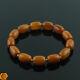 Rare Beeswax Vintage Luxury Baltic Amber Gold Adult Beads Bracelet For Men Women