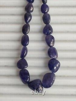 Rare Big Purple Blue Tanzanite Nugget beads Natural Gemstones 16 Strand 10-14mm