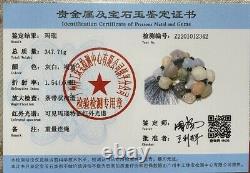 Rare China Inner Mongolia Gobi Agate Stone CollectionPrayer Beads 351g