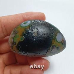 Rare China Inner Mongolia Gobi Eye Agate Stone 100% Natural Designer