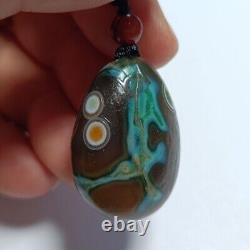 Rare China Inner Mongolia Gobi Eye Agate Stone 100% Natural Designer