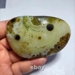 Rare China Inner Mongolia Gobi Eye Agate Stone 100% Natural Designer