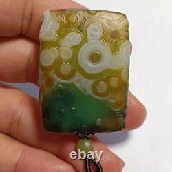 Rare China Inner Mongolia Gobi Eye Agate Stone 100% Natural Designer