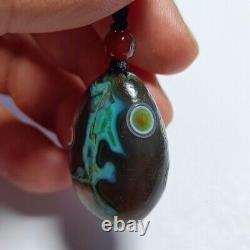 Rare China Inner Mongolia Gobi Eye Agate Stone 100% Natural Designer