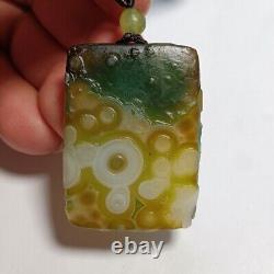 Rare China Inner Mongolia Gobi Eye Agate Stone 100% Natural Designer