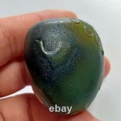 Rare China Inner Mongolia Gobi Eye Agate Stone 100% Natural Designer