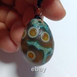 Rare China Inner Mongolia Gobi Eye Agate Stone 100% Natural Designer