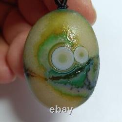 Rare China Inner Mongolia Gobi Eye Agate Stone 100% Natural Designer