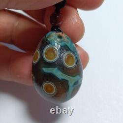 Rare China Inner Mongolia Gobi Eye Agate Stone 100% Natural Designer