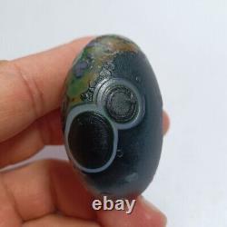 Rare China Inner Mongolia Gobi Eye Agate Stone 100% Natural Designer