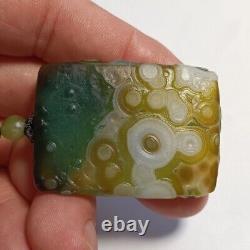 Rare China Inner Mongolia Gobi Eye Agate Stone 100% Natural Designer