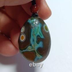 Rare China Inner Mongolia Gobi Eye Agate Stone 100% Natural Designer