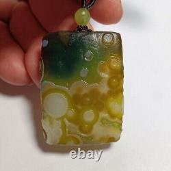 Rare China Inner Mongolia Gobi Eye Agate Stone 100% Natural Designer