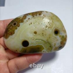 Rare China Inner Mongolia Gobi Eye Agate Stone 100% Natural Designer