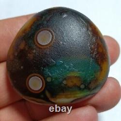 Rare China Inner Mongolia Gobi Eye Agate Stone 100% Natural Designer PFKL