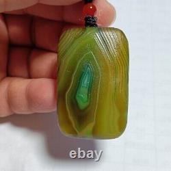 Rare China Inner Mongolia Gobi Eye Agate Stone 100% Natural Designer QMZB