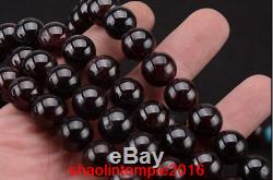 Rare China antique the Qing dynasty Pomegranate stone court beads Necklace statu