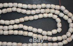 Rare Chinese Liang Zhu Culture Old Jade Stone Carved 108 Bead Figure L 1.2 CM