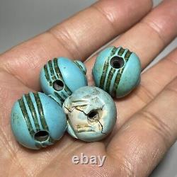 Rare Chinese old Turquoise animel design 11 beads