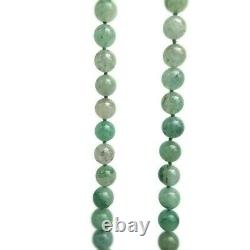 Rare DUSHAN Jade Endless String of Round Gemstones Beaded Necklace China 70g 30