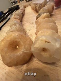 Rare Find Ancient Neolithic Quartz African stone beads Mali