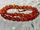Rare Gorgeous Faceted Amber Necklace 34 Grams