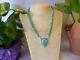 Rare Genuine Sleeping Beauty Turquoise Pendant And Native American Necklace