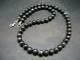 Rare Isua Stone Necklace Beads From Greenland 18 8mm Round Beads