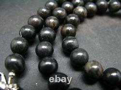 Rare ISUA Stone Necklace Beads from Greenland 18 8mm Round Beads