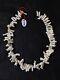 Rare Japanese White Coral Rough Beads Natural Gemstone Jewelry 16' Inch Log