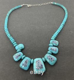 Rare Jay King DRT Mine Finds Turquoise & Mosaic Opal Inlay Necklace NIB