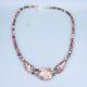 Rare Jay King Dtr Mine Finds Rhyolite Bead Sterling Silver Bib Necklace 20
