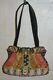 Rare Mary Frances Stone Beaded Patchwork Art Bag Purse One Of A Kind Vintage