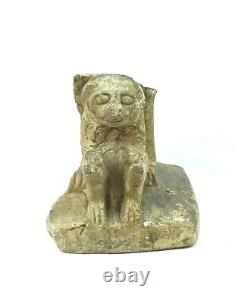 Rare Mouse Hieroglyphic Sculpture Egyptian Antique Statue Ancient Bead Mummy BC