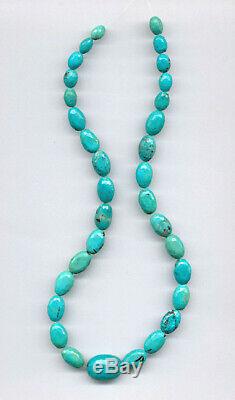 Rare Nacozari Turquoise Faceted Olive Beads 16.75 1705c