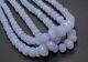 Rare Natural Blue Chalcedony Faceted Rondelle Gemstone Beads 4.5-10 Mm