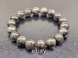 Rare Natural Volcano Auralite 23 Crystal Beads Bracelet 11.3mm