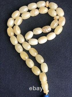Rare ONE STONE Natural Baltic Amber Prayer Beads