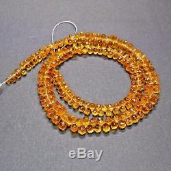 Rare Orange Spessartite Mandarin Garnet Faceted Teardrop Briolette Beads 17.3