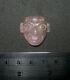 Rare Pre-columbian Moche Amethyst Face Spacer Bead