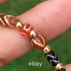 Rare Pyu Etched Carnelian And Etched Agate Stone Bead #B141
