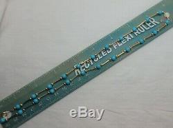 Rare QVC Imperial Gold SLEEPING BEAUTY TURQUOISE & 14k Gold Bead Tube NECKLACE