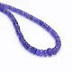 Rare Quality Aaa+ Tanzanite Gemstone 3.5mm-7mm Faceted Rondelle Beads 16 Strand