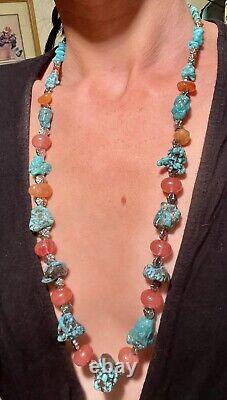 Rare Tibetan Turquoise Necklace