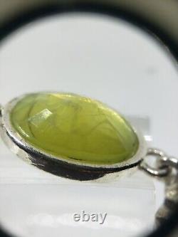 Rare Trillion Oval Cut Green EUCLASE crystal Gemstone Bracelet, Tested