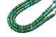 Rare Turquois Faceted Rondelle Shape 8 Inch Strand 4-6 Mm Gemstone Beads Jewelry