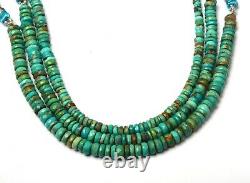 Rare Turquois Faceted Rondelle Shape 8 inch strand 4-6 MM Gemstone Beads Jewelry