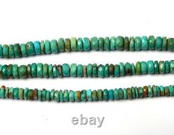 Rare Turquois Faceted Rondelle Shape 8 inch strand 4-6 MM Gemstone Beads Jewelry